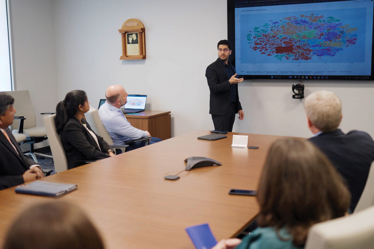 The AUSME development team is already working on new features, including artificial intelligence- generated research summaries, enhanced filtering options and better visualizations of collaborative networks.